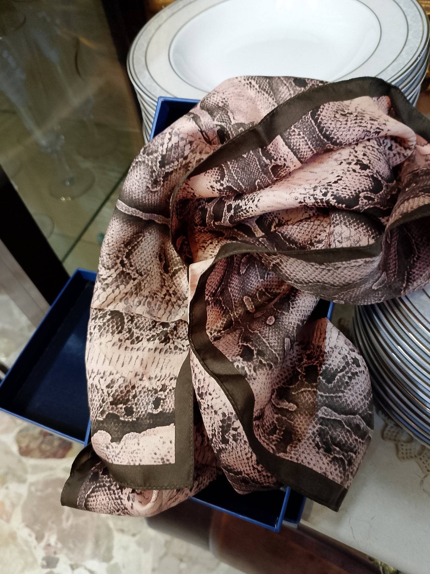 Foulard Roberto Cavalli pitonato