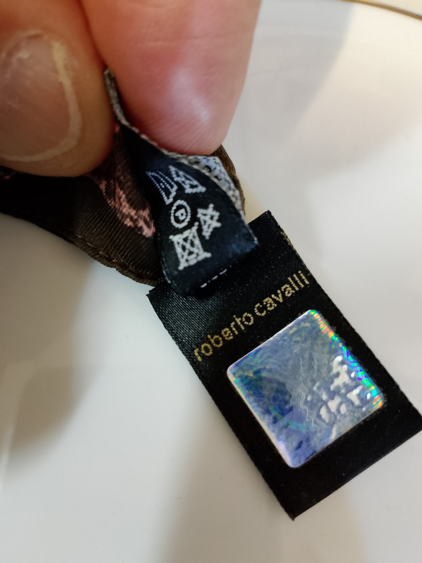 Foulard Roberto Cavalli pitonato