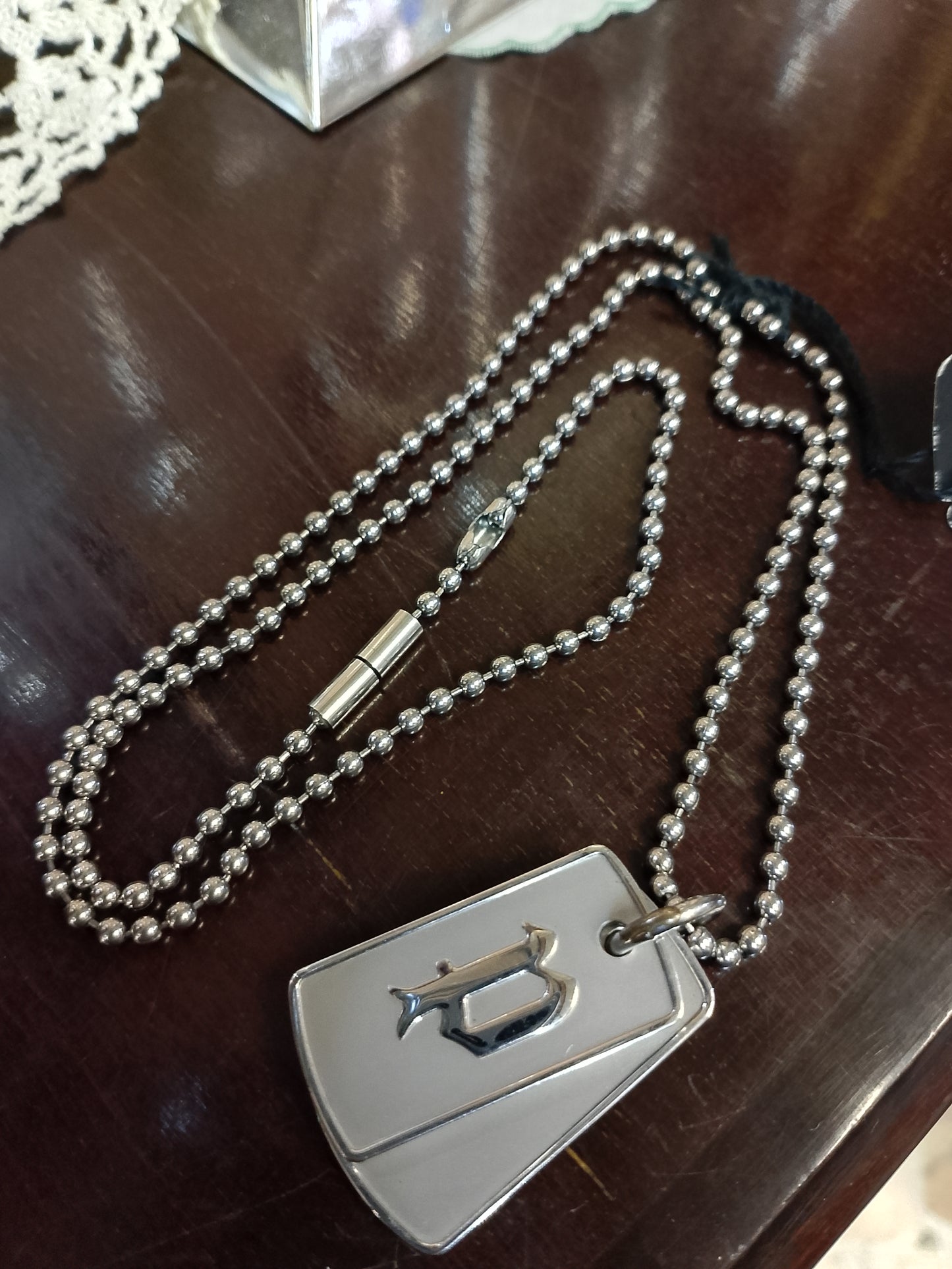 Collana acciaio D&G