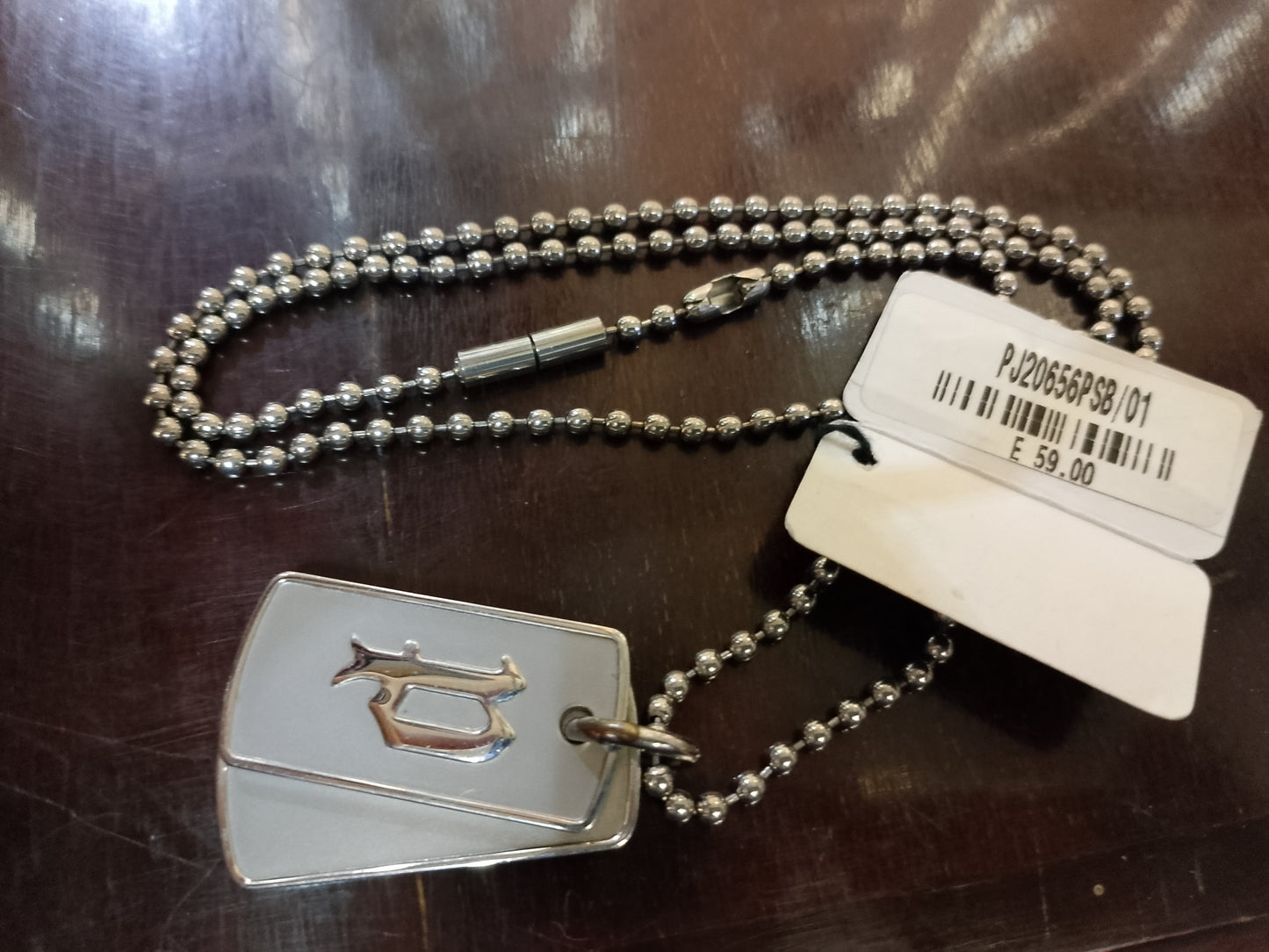 Collana acciaio D&G