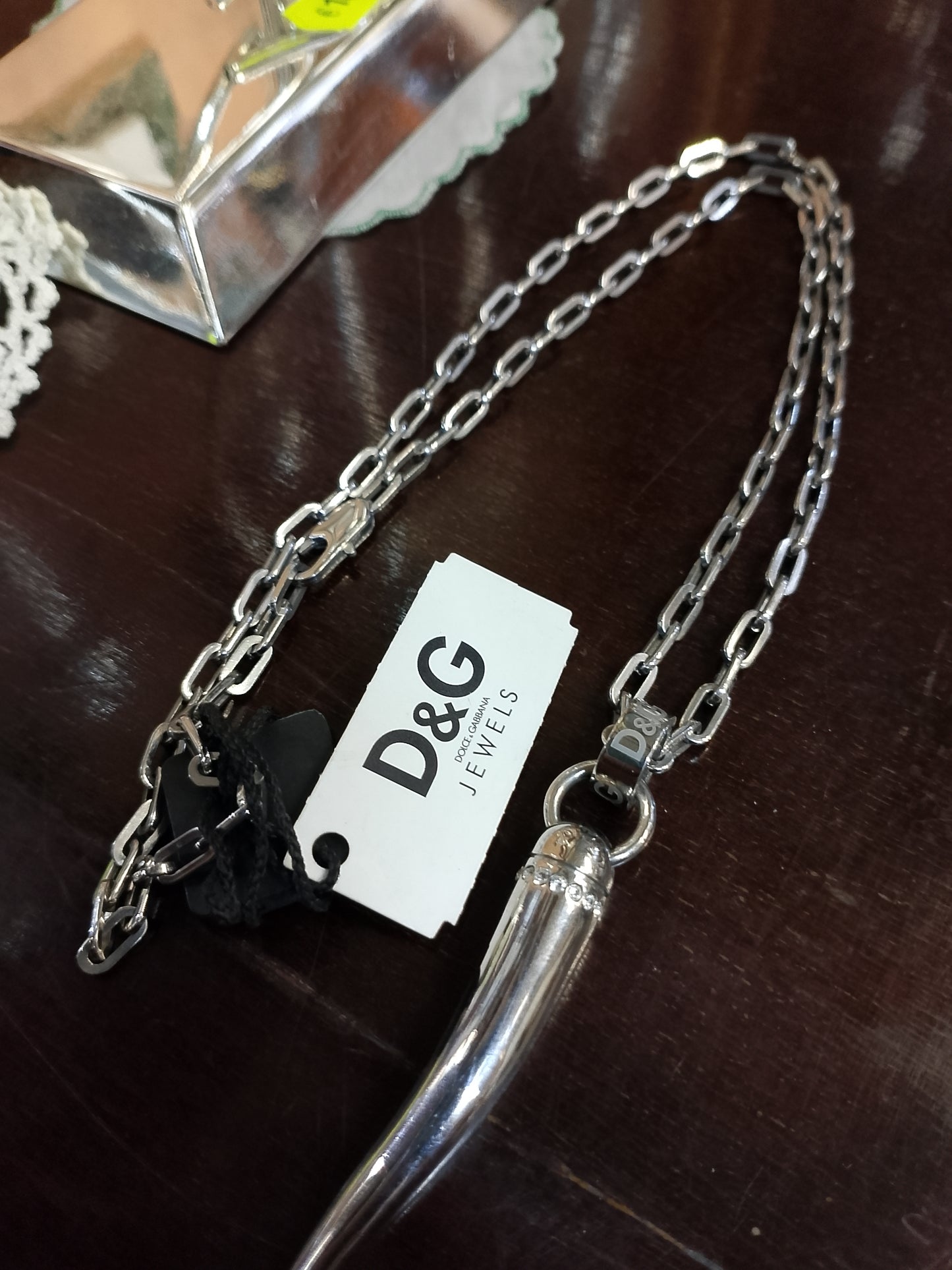 Collana acciaio D&G
