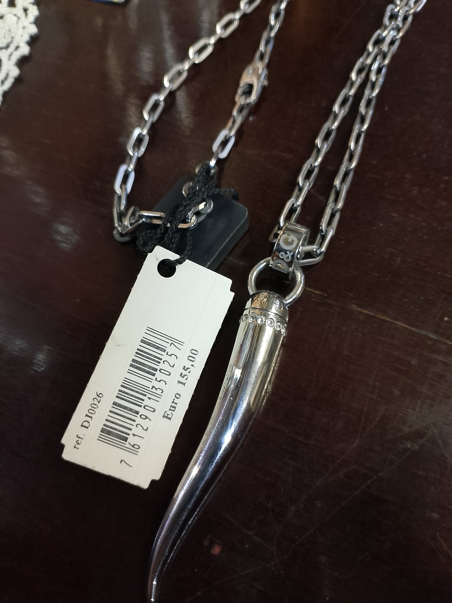 Collana acciaio D&G