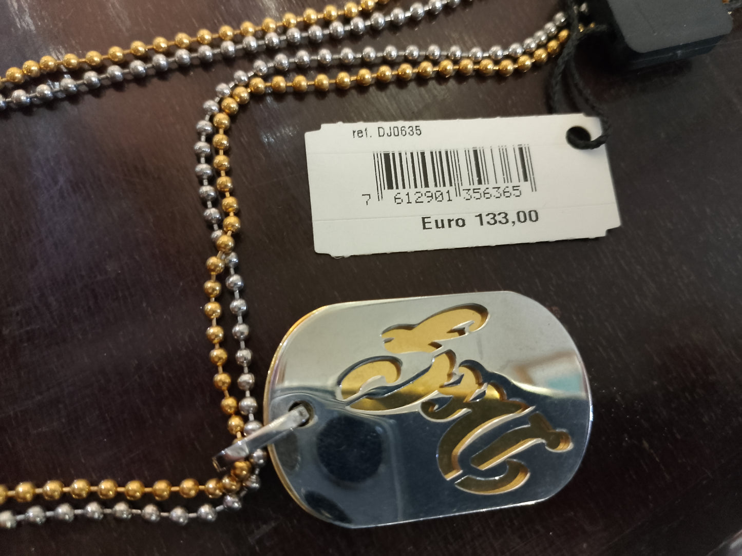 Collana acciaio D&G
