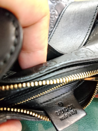 Borsa Gucci modello Hobo in pelle nero