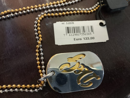 Collana acciaio D&G